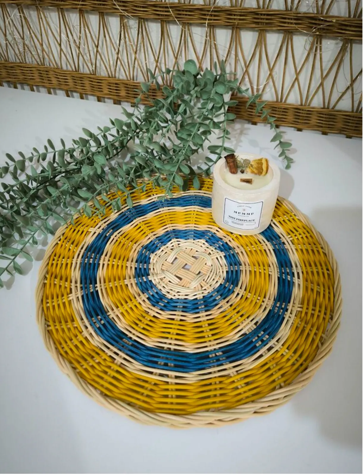 Rattan renkli supla
